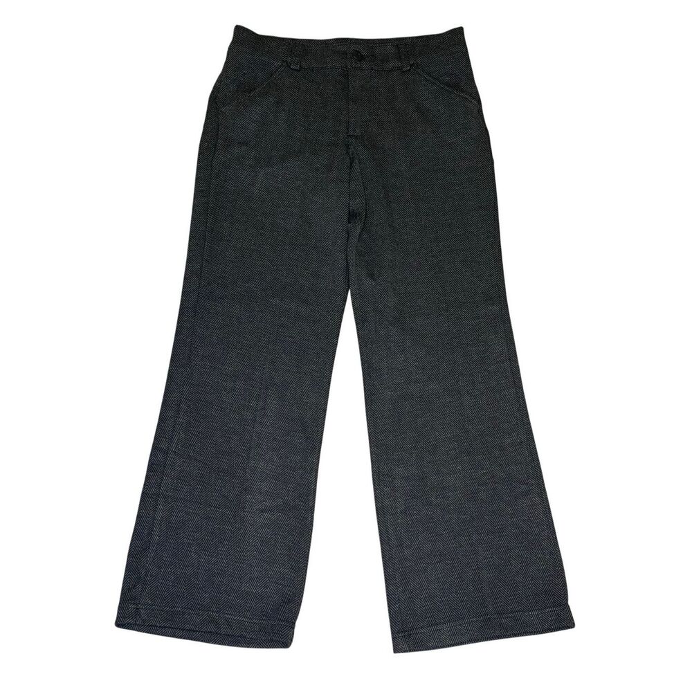 Riders By Lee Gray Herringbone Trouser Career Dress Pants Petite Straight Office
